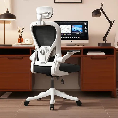 Silla Ergonómica De Escritorio Oficina Soporte Lumbar Elástico Giratoria